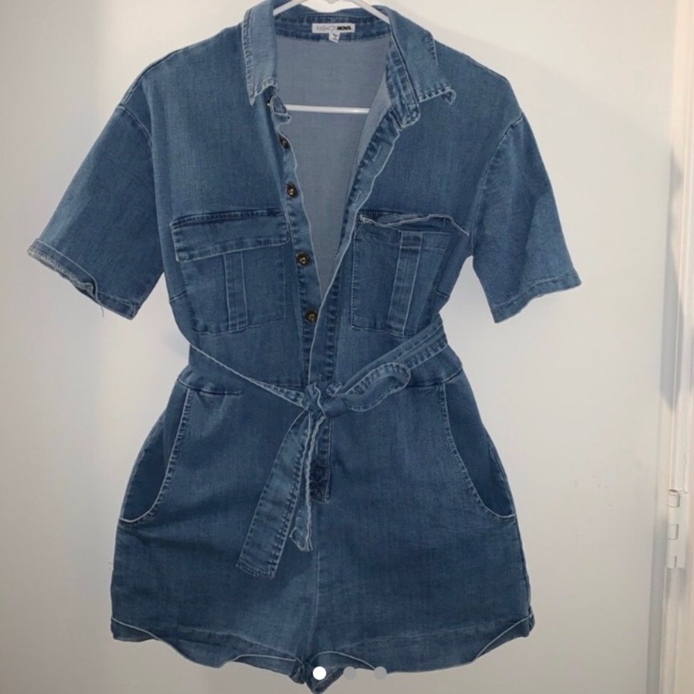Fashion Nova Demin romper